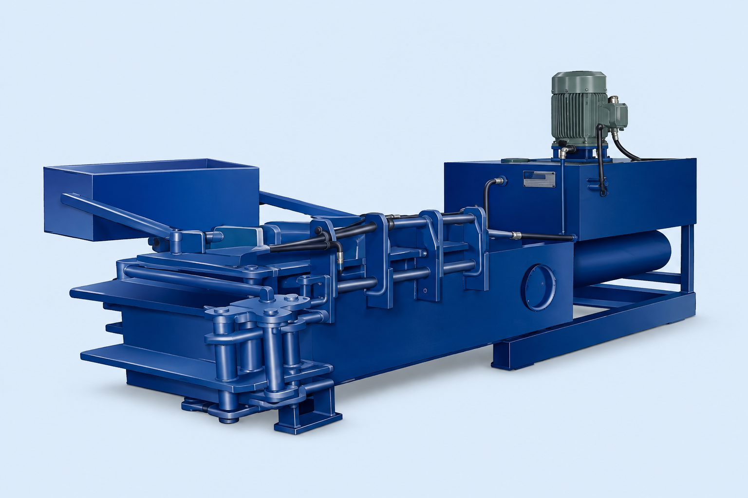 GKR single operation hydraulic bundle press